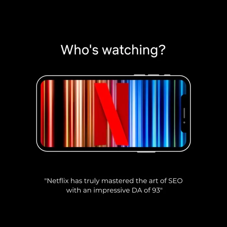 Powerful 7 Netflix SEO Lessons Brands Can Use to Rank 1 Netflix SEO success with domain authority of 93