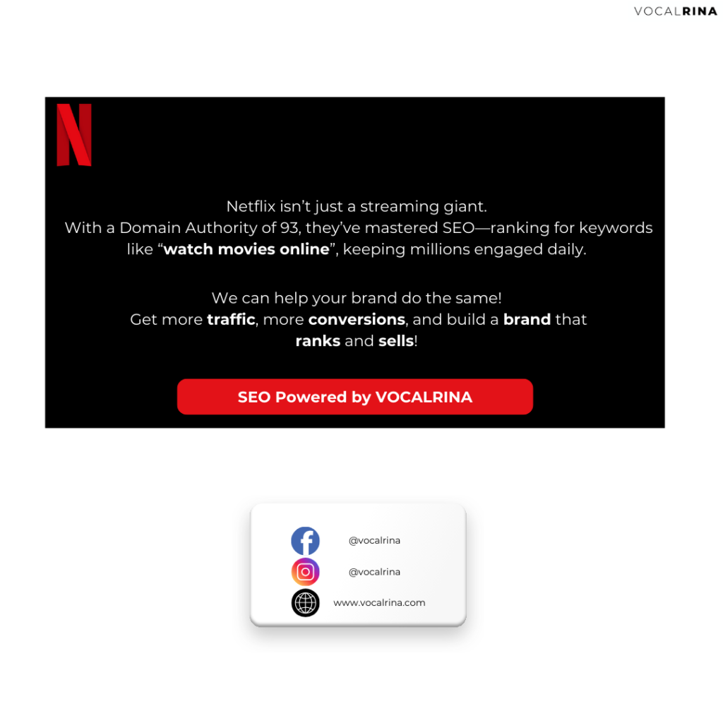 The Power of Netflix SEO: What Your Brand Can Learn 3 vocalrina help achieve netflix seo intent