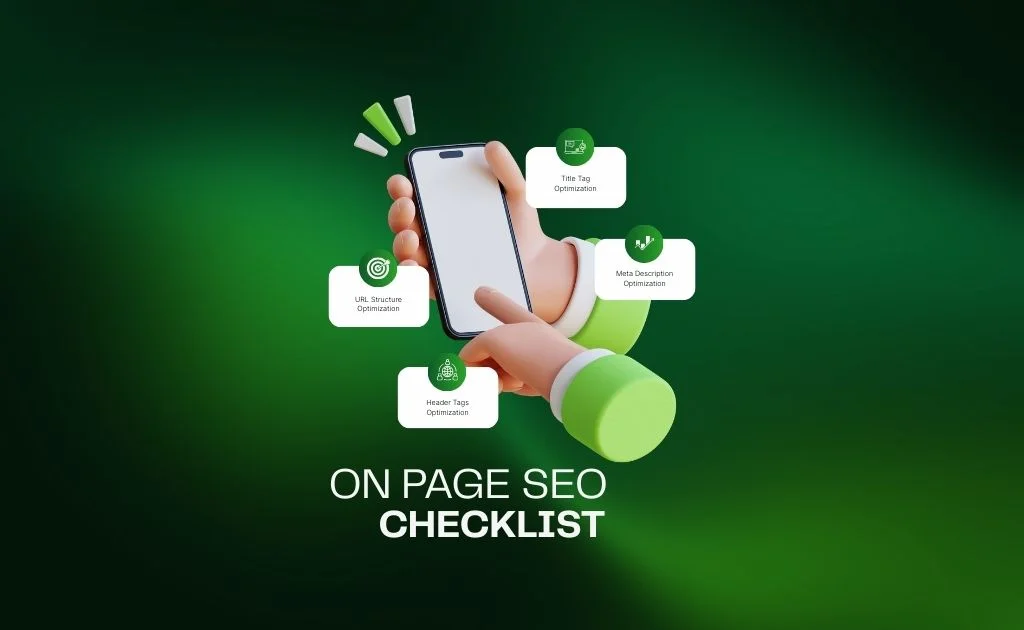 on page seo checklist p