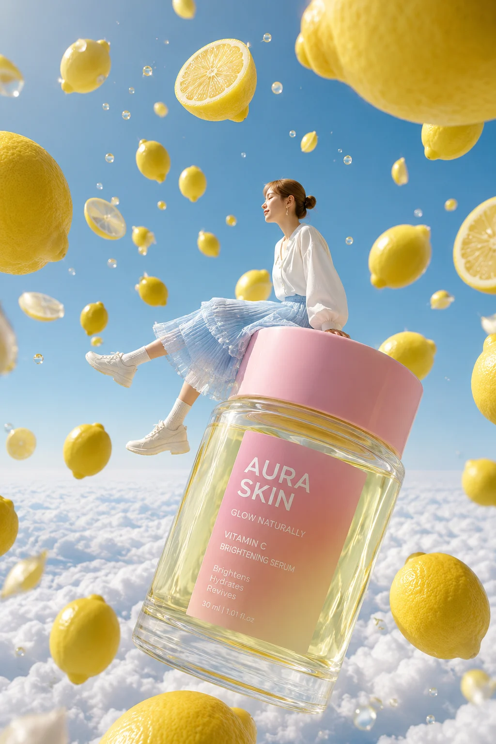 Skincare ad creative