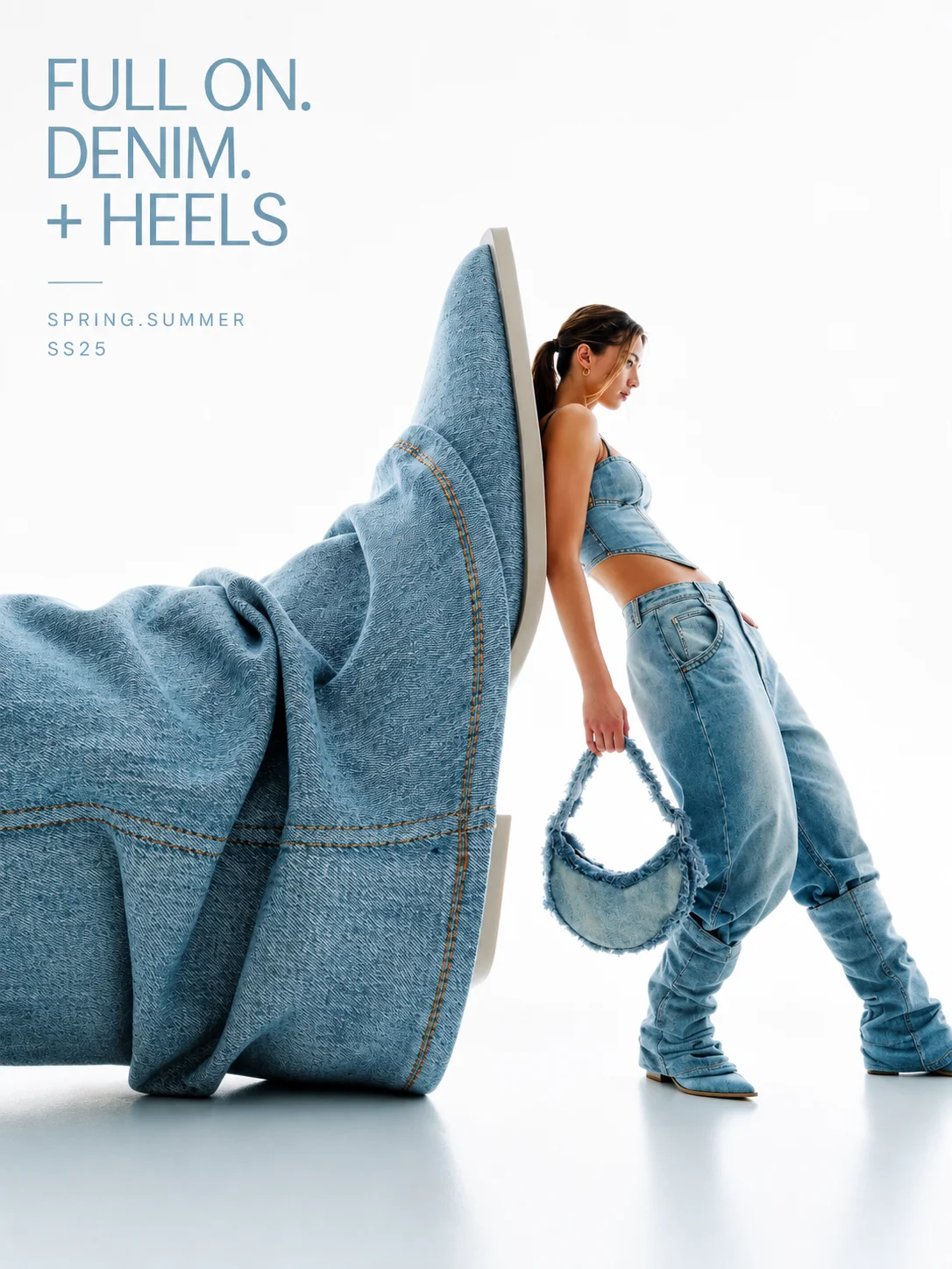 Denim e-commerce ad creative