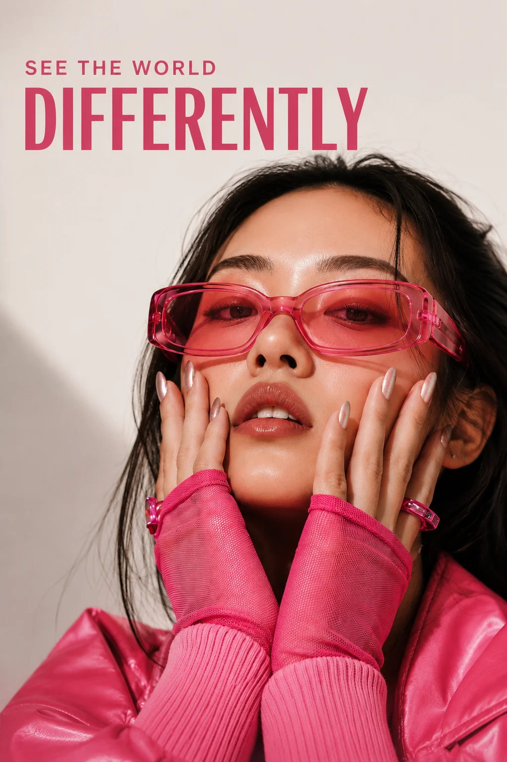 Eyewear ad creative