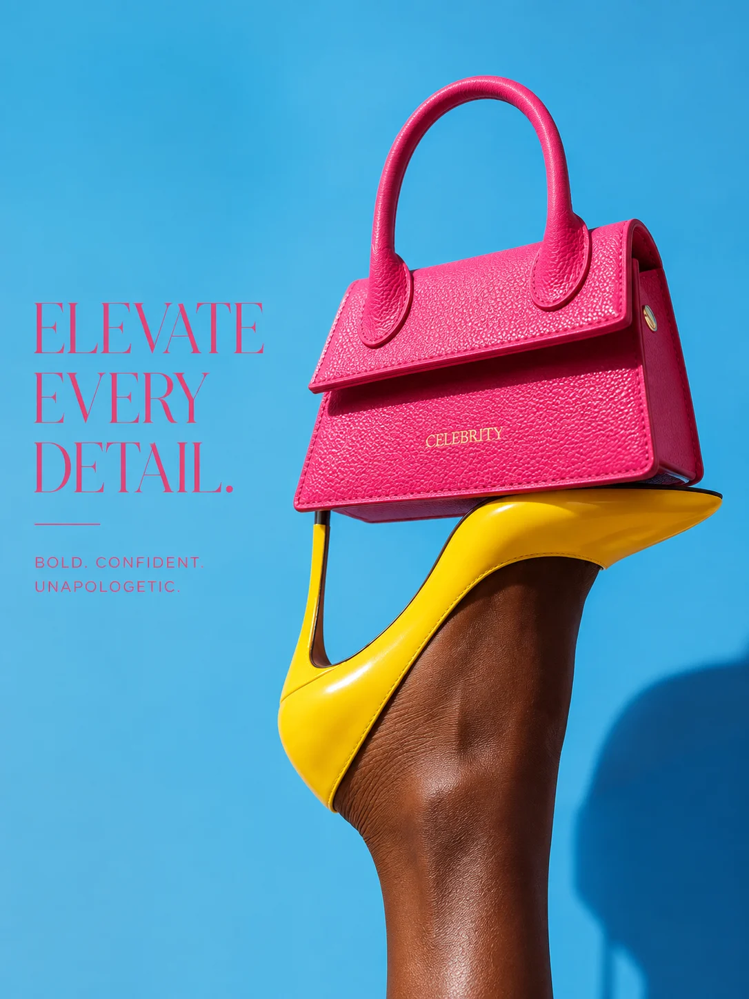 Handbag ad creative